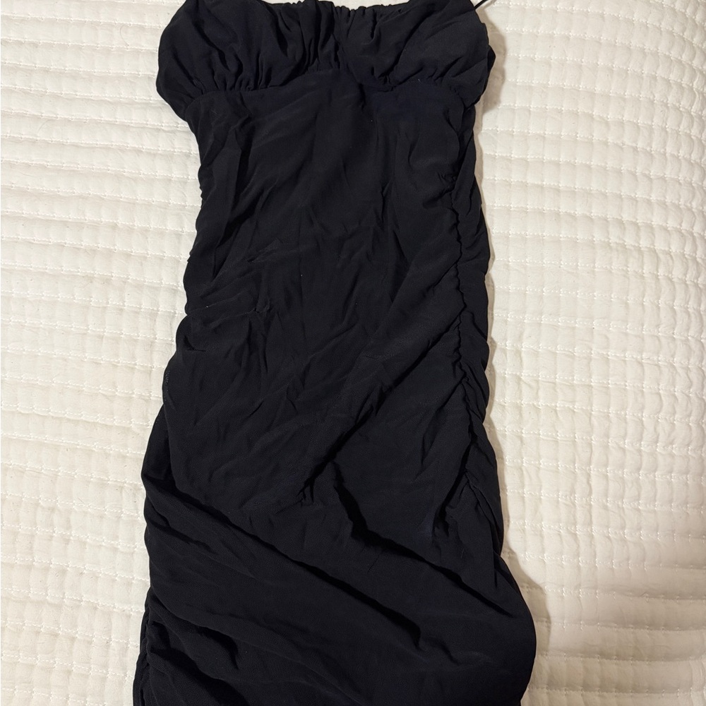 Princess Polly Black Strapless Dress